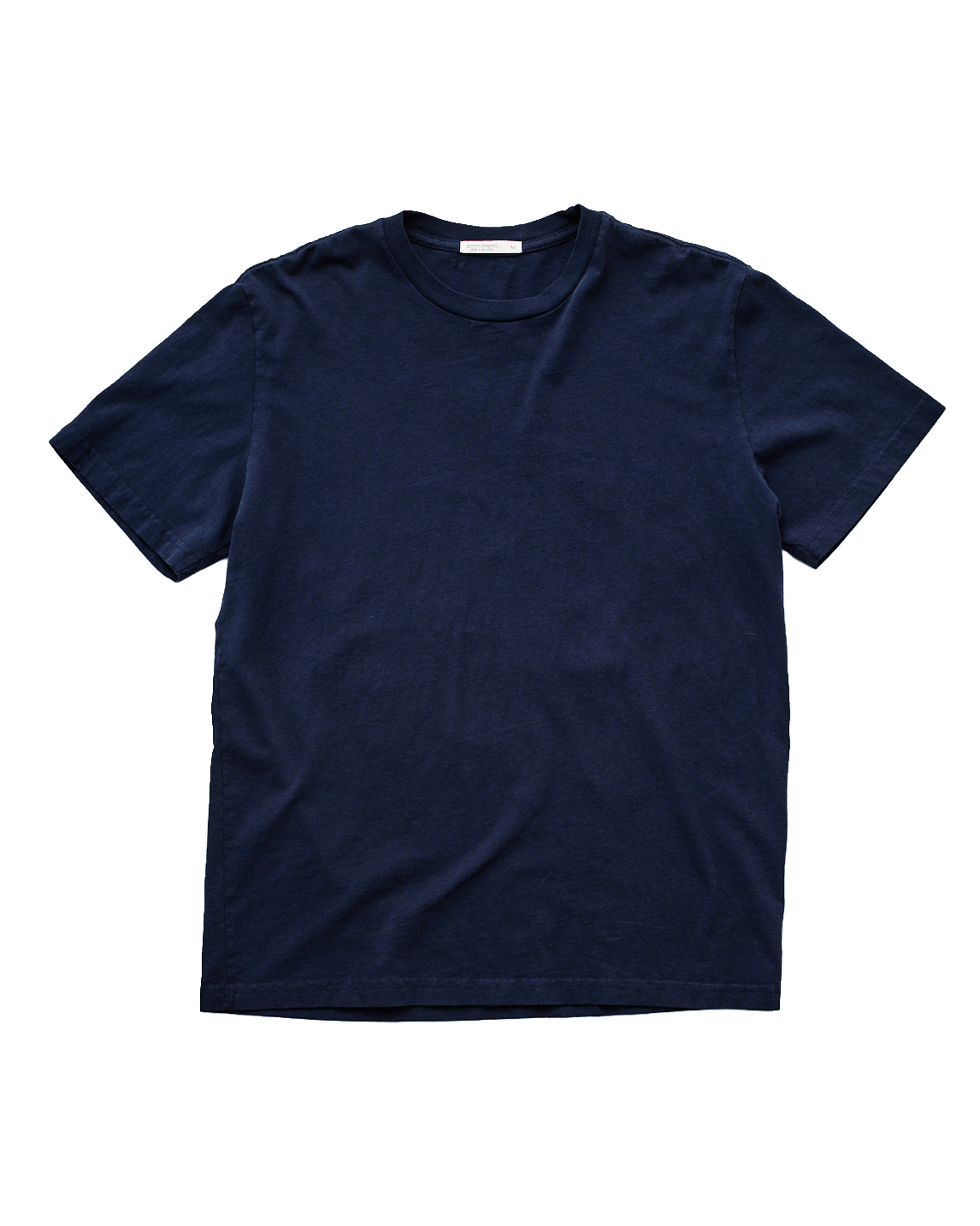 Mid Weight Short Sleeve Tee - Navy - grown&sewn