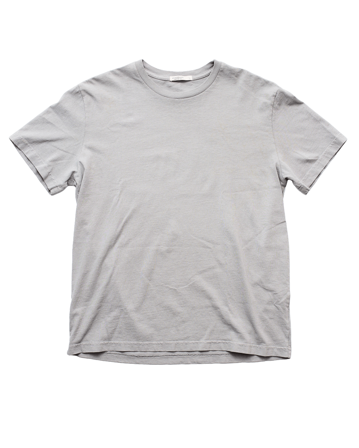 Mid Weight Short Sleeve Tee - Pewter - grown&sewn