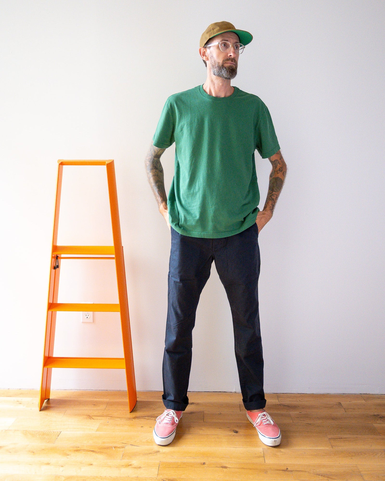 Mid Weight Short Sleeve Tee - Shamrock - grown&sewn