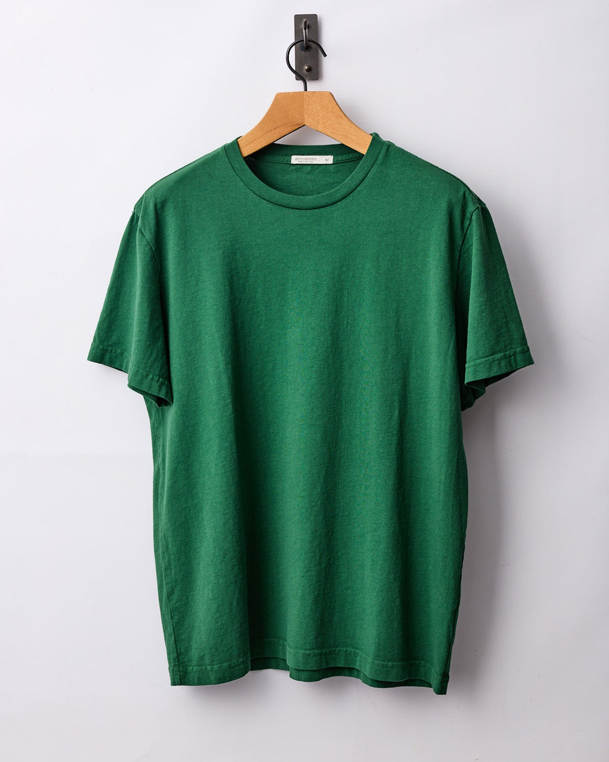 Mid Weight Short Sleeve Tee - Shamrock - grown&sewn