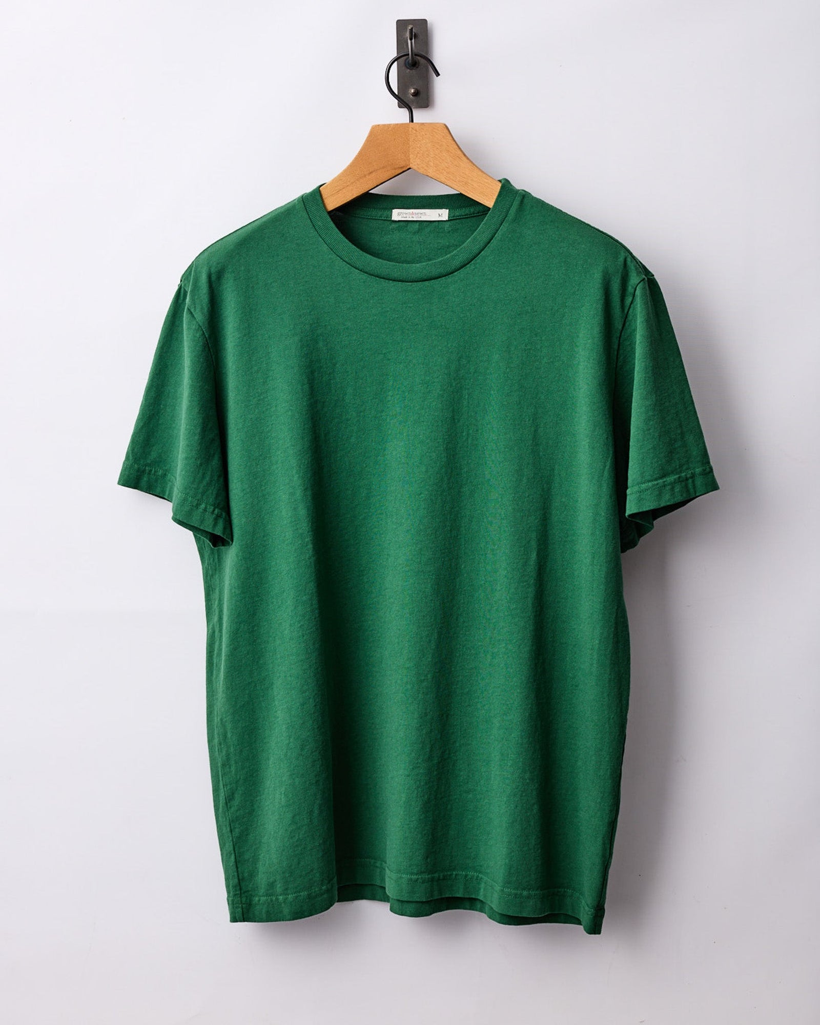 Mid Weight Short Sleeve Tee - Shamrock - grown&sewn
