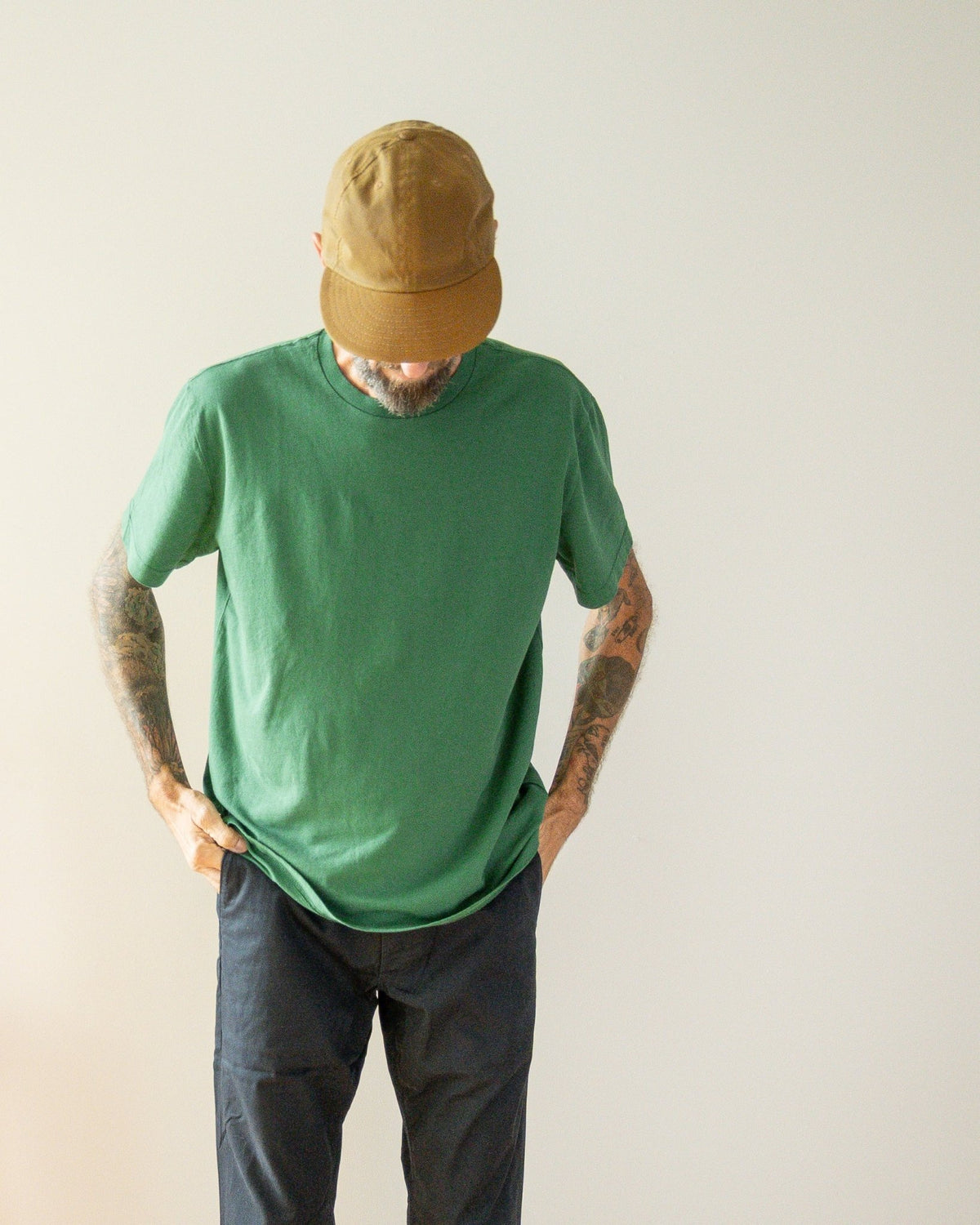 Mid Weight Short Sleeve Tee - Shamrock - grown&sewn