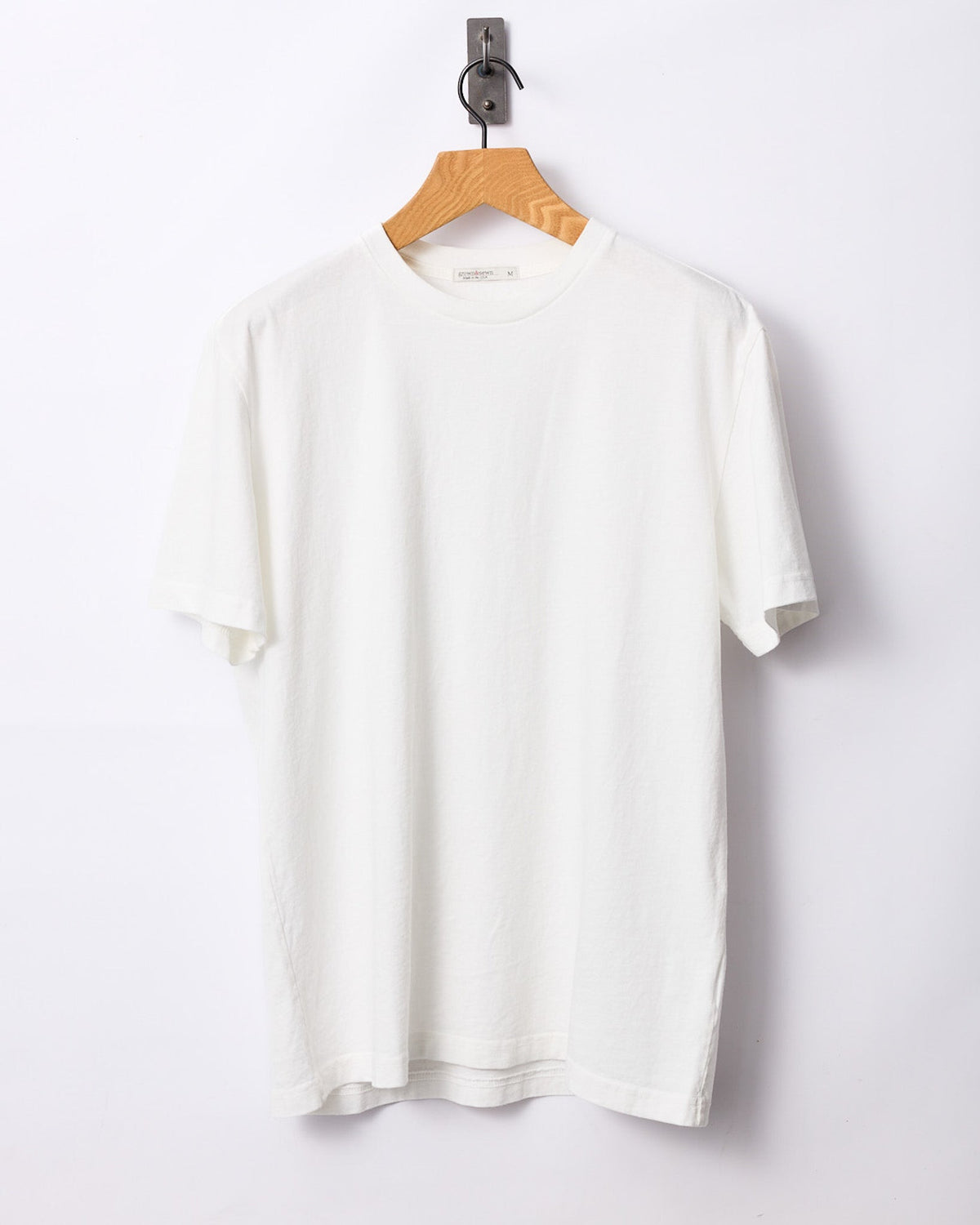 Mid Weight Short Sleeve Tee - Wimbledon White - grown&sewn
