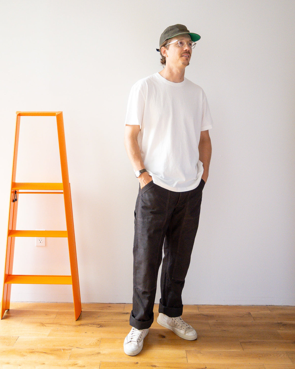 Mid Weight Short Sleeve Tee - Wimbledon White - grown&sewn