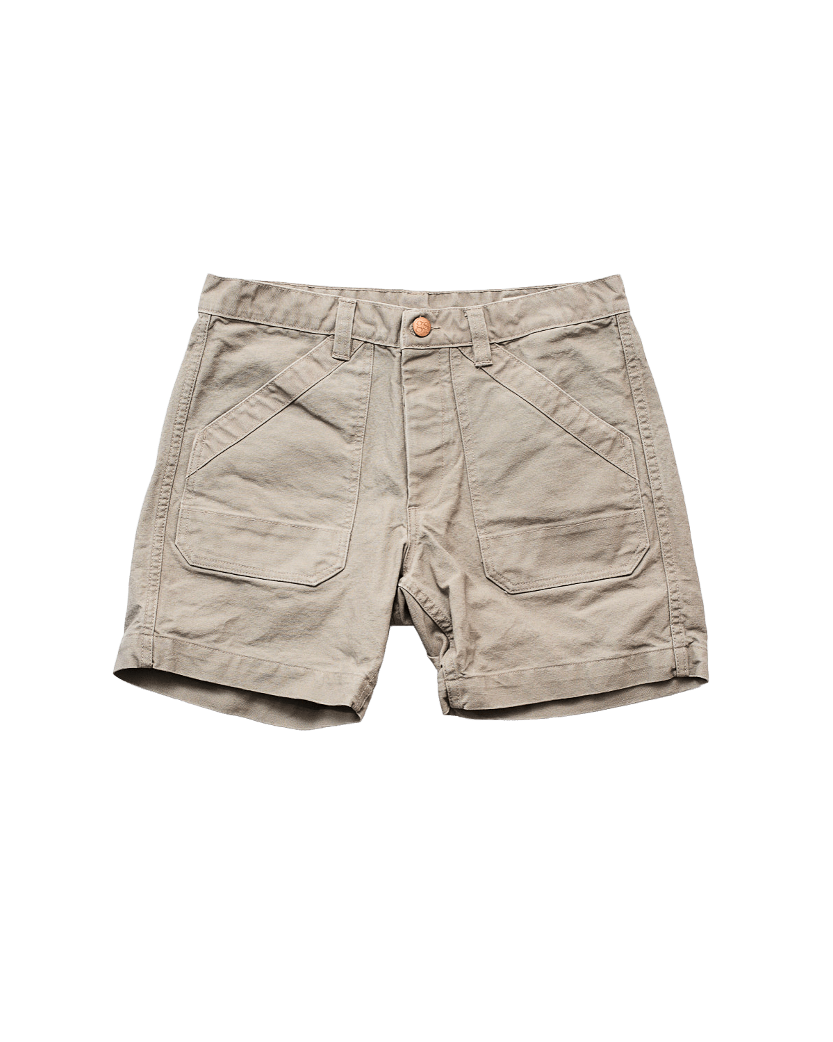 Ranger Cotton Canvas Short - Taupe - grown&sewn