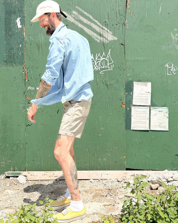 Ranger Cotton Canvas Short - Taupe - grown&sewn