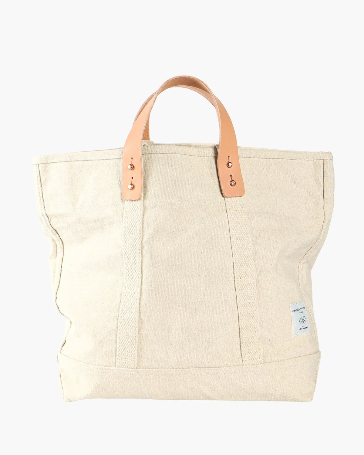Small East West Tote | Natural - grown&sewn