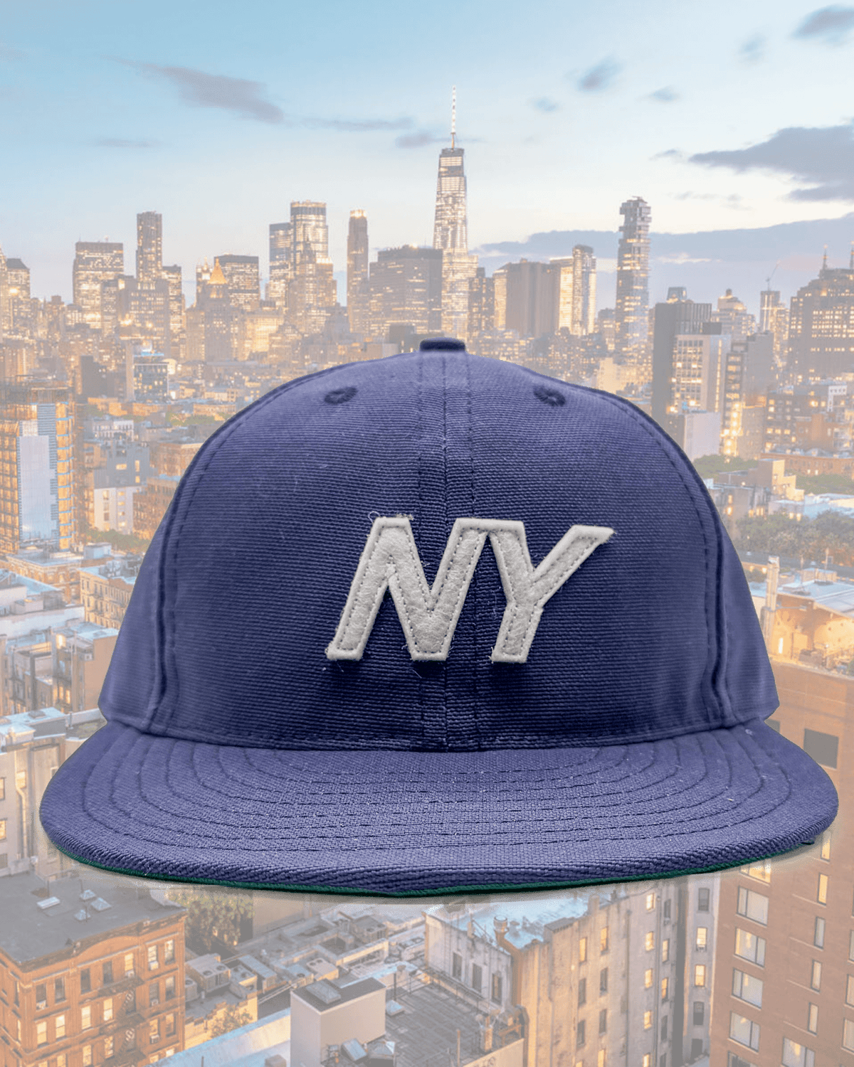 Soft Brim Ball Cap - American Canvas "Motion NY" - grown&sewn