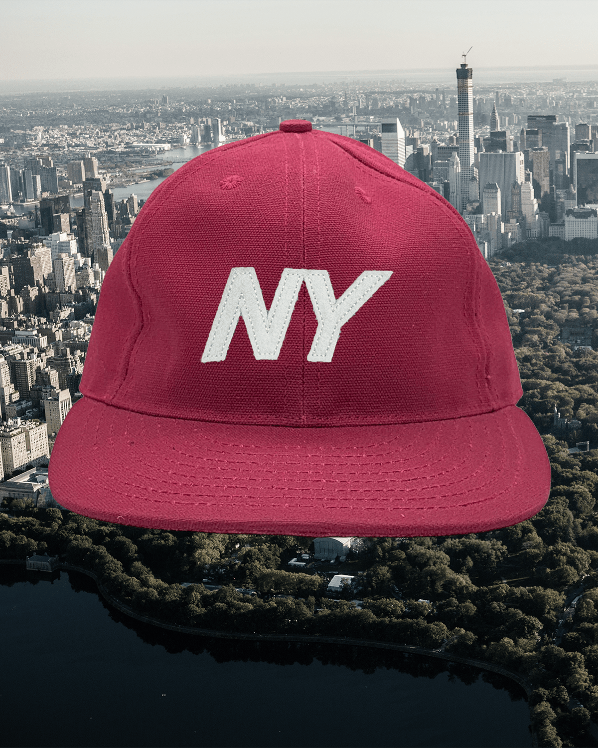 Soft Brim Ball Cap - American Canvas "Motion NY" - grown&sewn