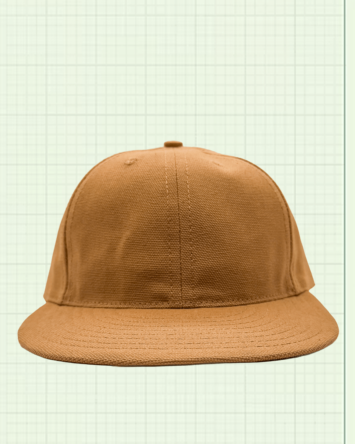 Soft Brim Ball Cap - American Canvas Plain Front - grown&sewn