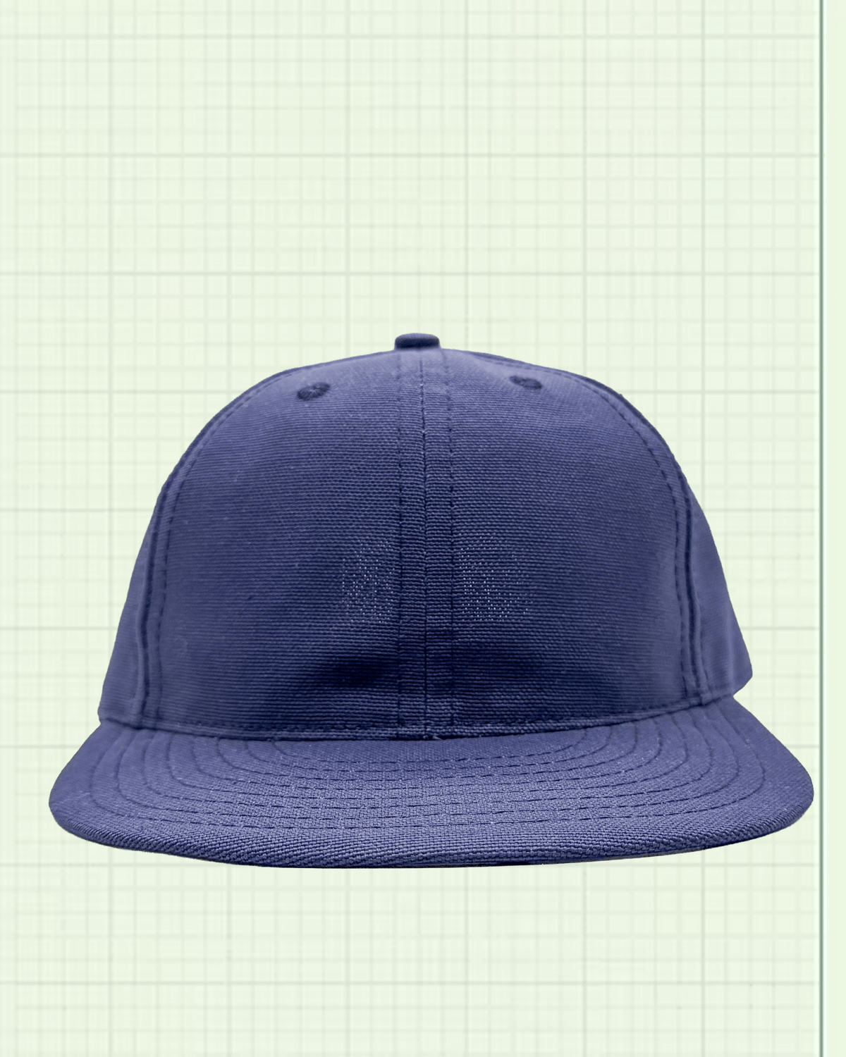 Soft Brim Ball Cap - American Canvas Plain Front - grown&sewn