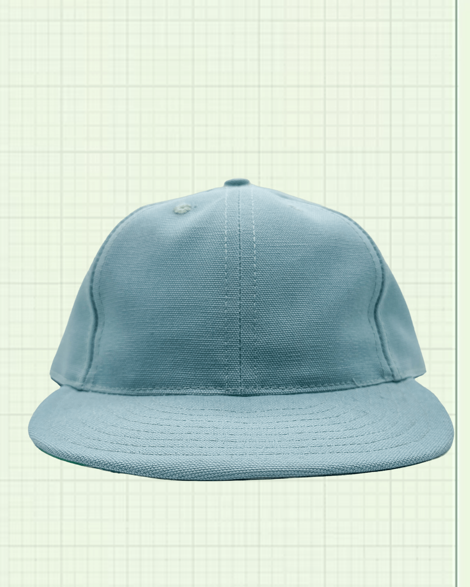 Soft Brim Ball Cap - American Canvas Plain Front - grown&sewn