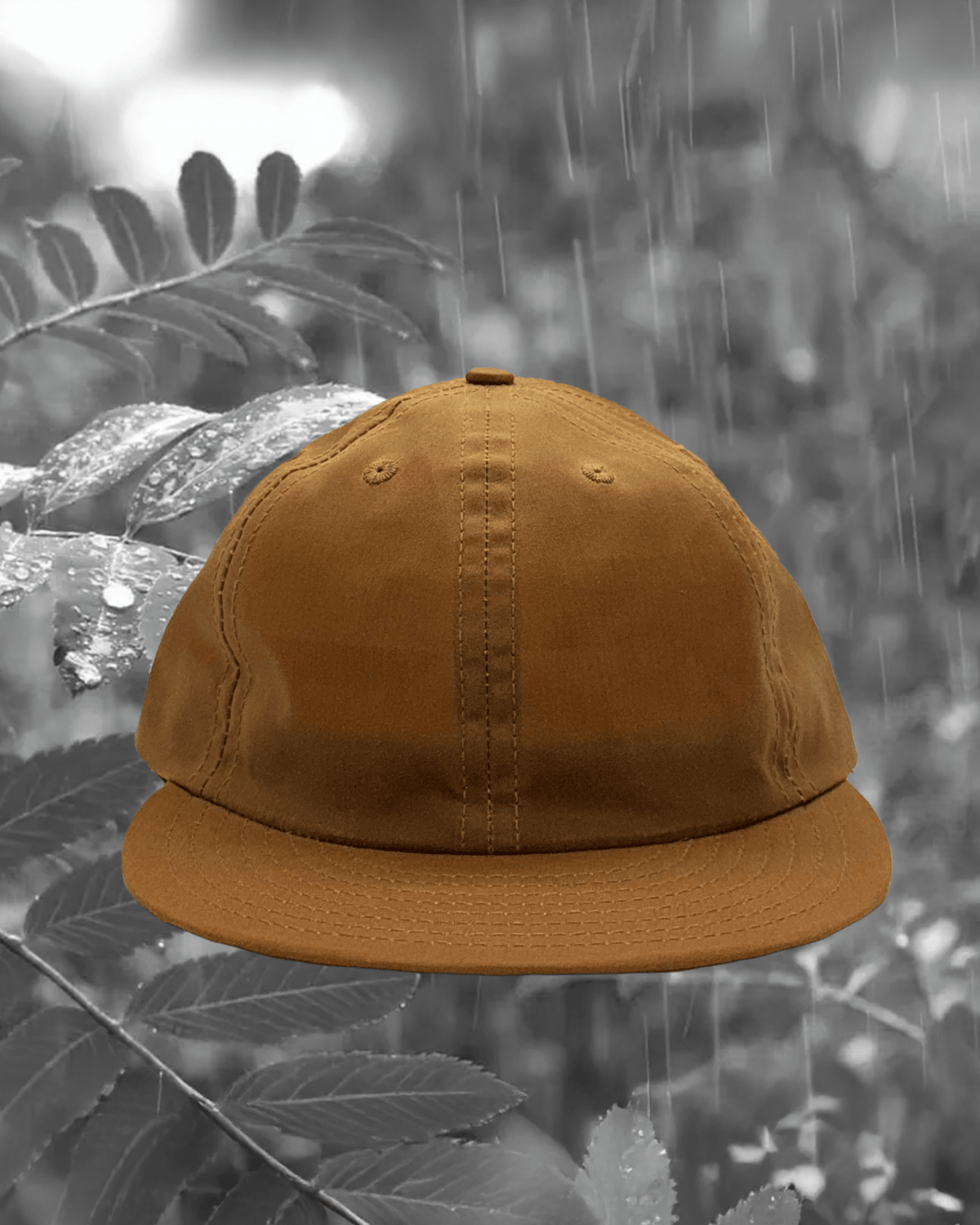 Soft Brim Ball cap - British Millerain Waxed Cotton - grown&sewn