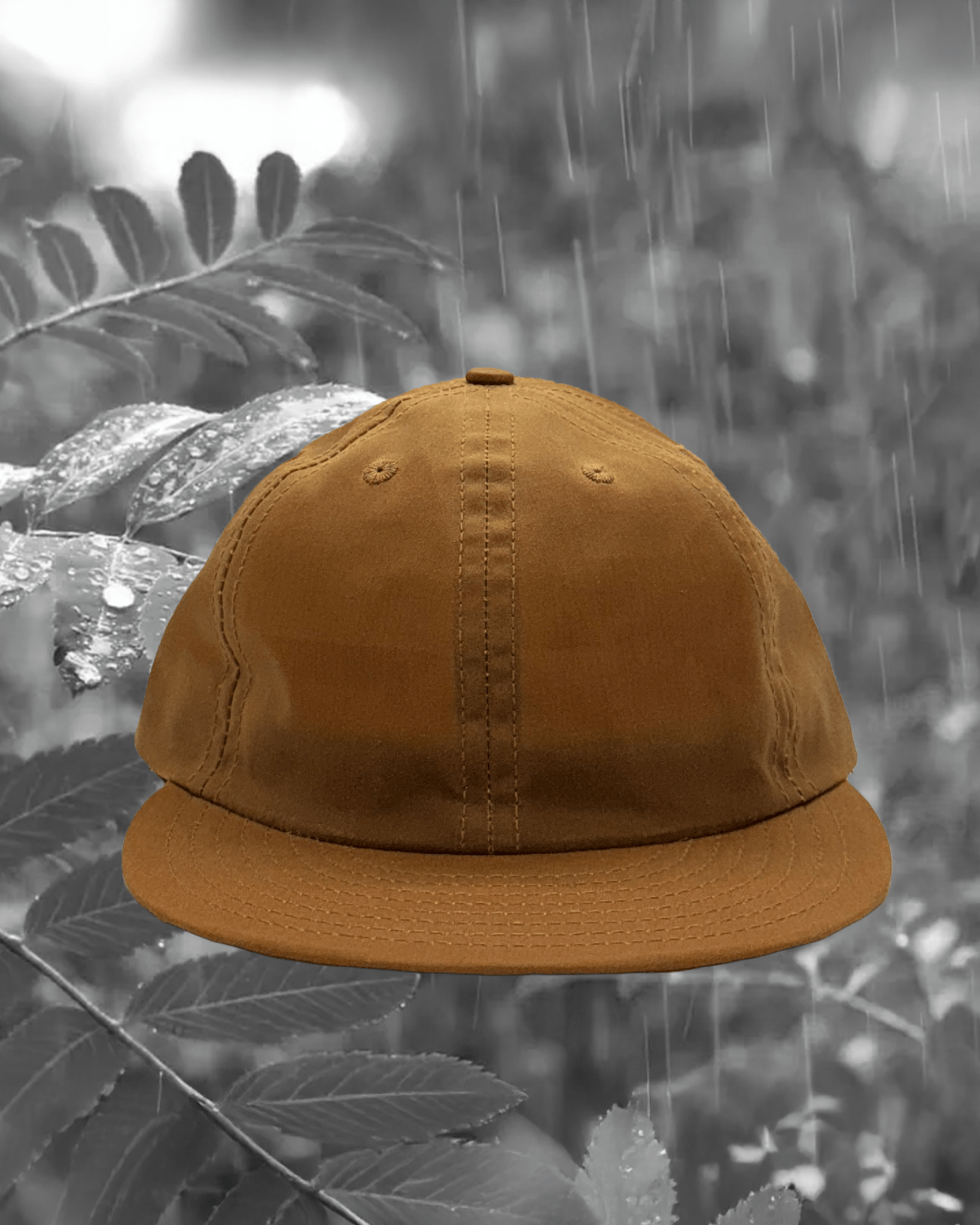 Soft Brim Ball cap - British Millerain Waxed Cotton - grown&sewn