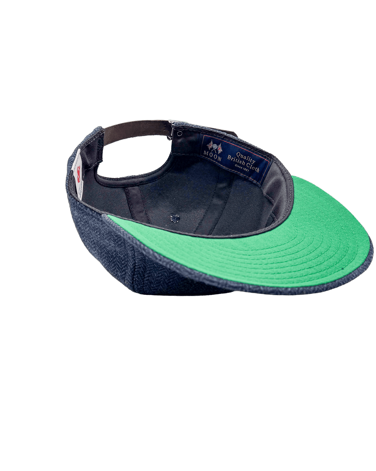 Soft Brim Ball Cap - Moon Tweed - Blue - grown&sewn