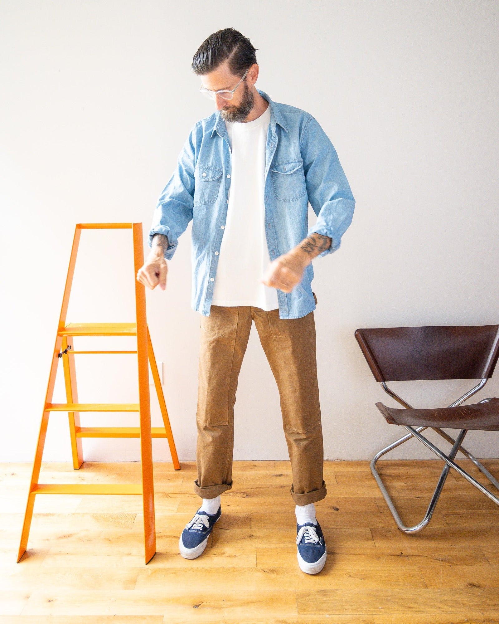 Union Double Knee Work Pant - Barley - grown&sewn