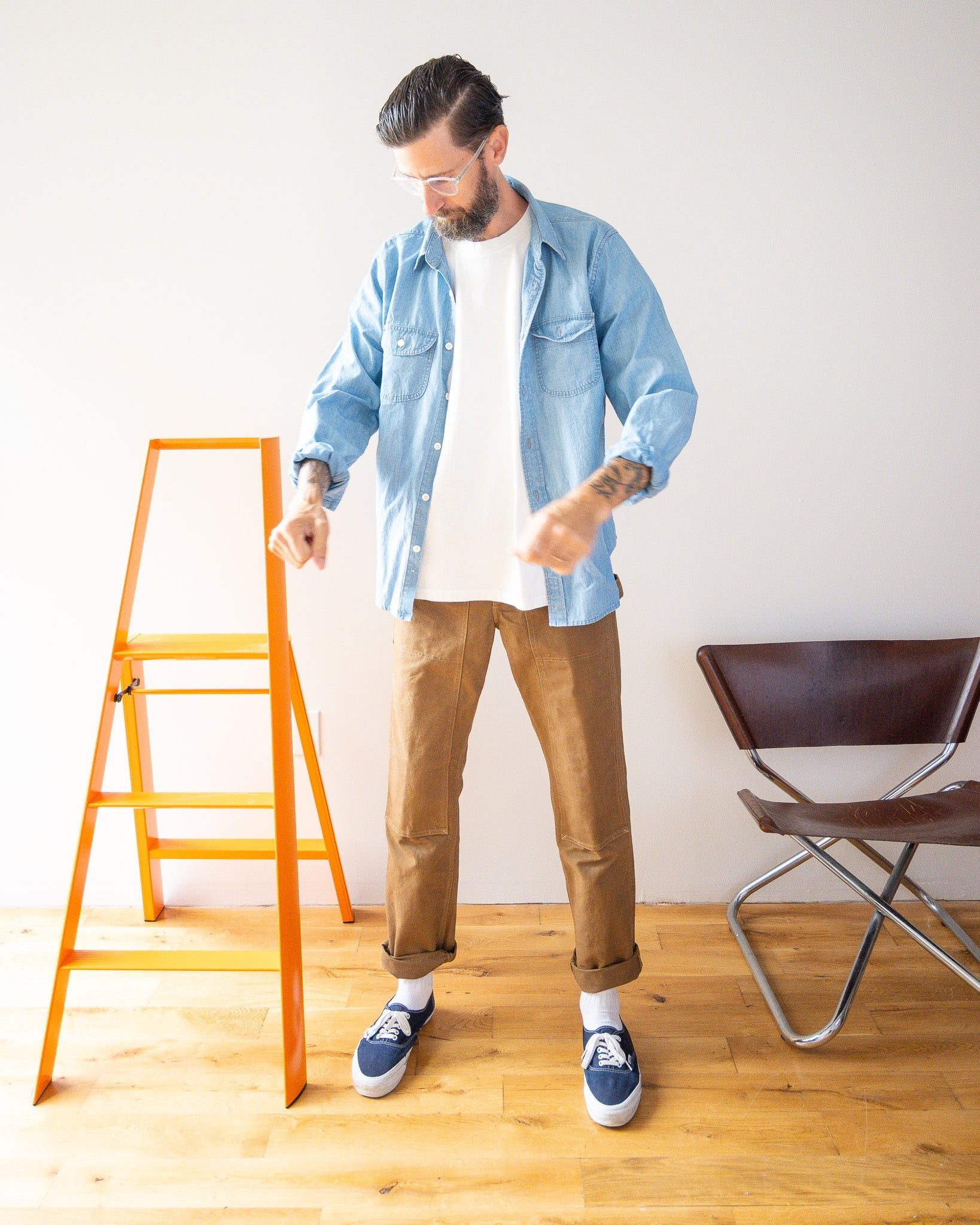 Union Double Knee Work Pant - Barley - grown&sewn