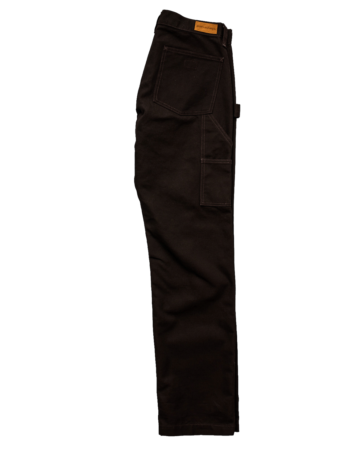 Union double Knee Work Pant - Espresso - grown&sewn