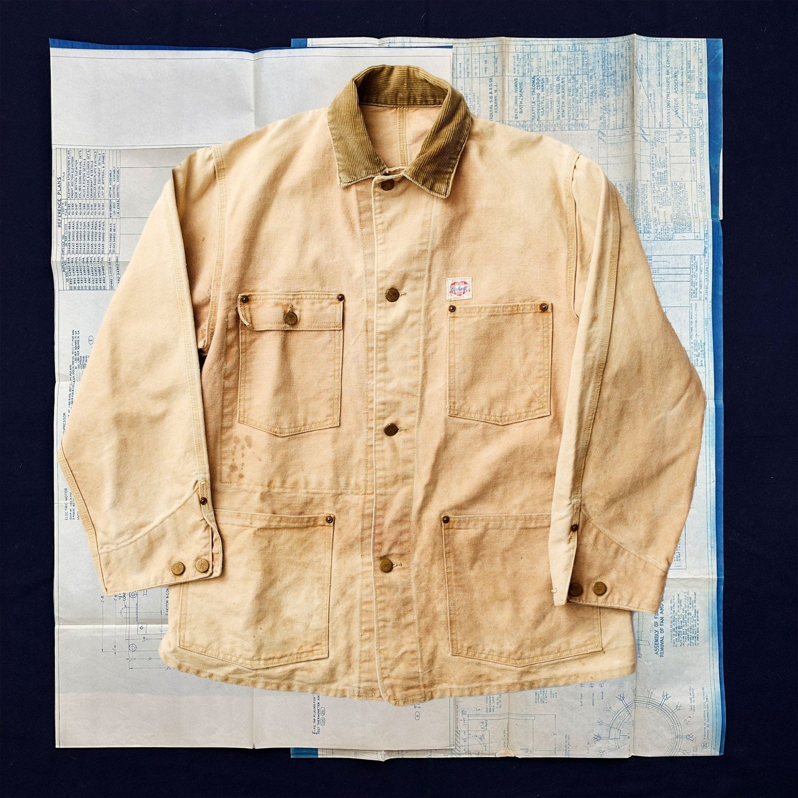 Vintage Carhartt 1950s/60s Duck Canvas Chore Jacket - grown&sewn