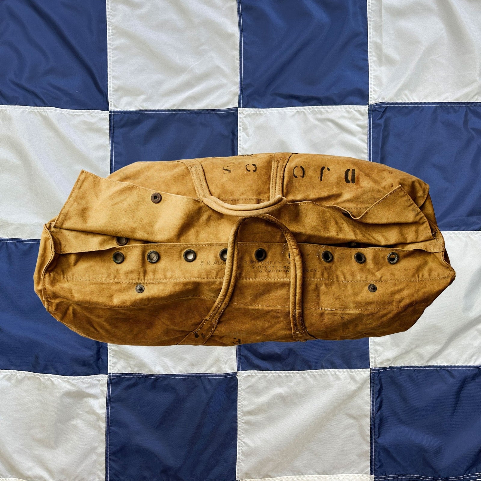 Vintage WW2 British RAF Carryall - grown&sewn