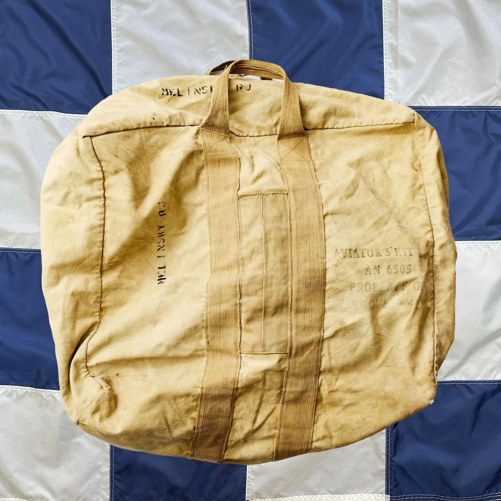 Vintage WW2 USAAF Aviator Kit Bag - grown&sewn