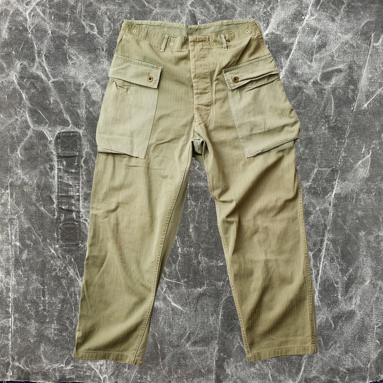 Vintage WW2 USMC P44 Monkey Pants - grown&sewn