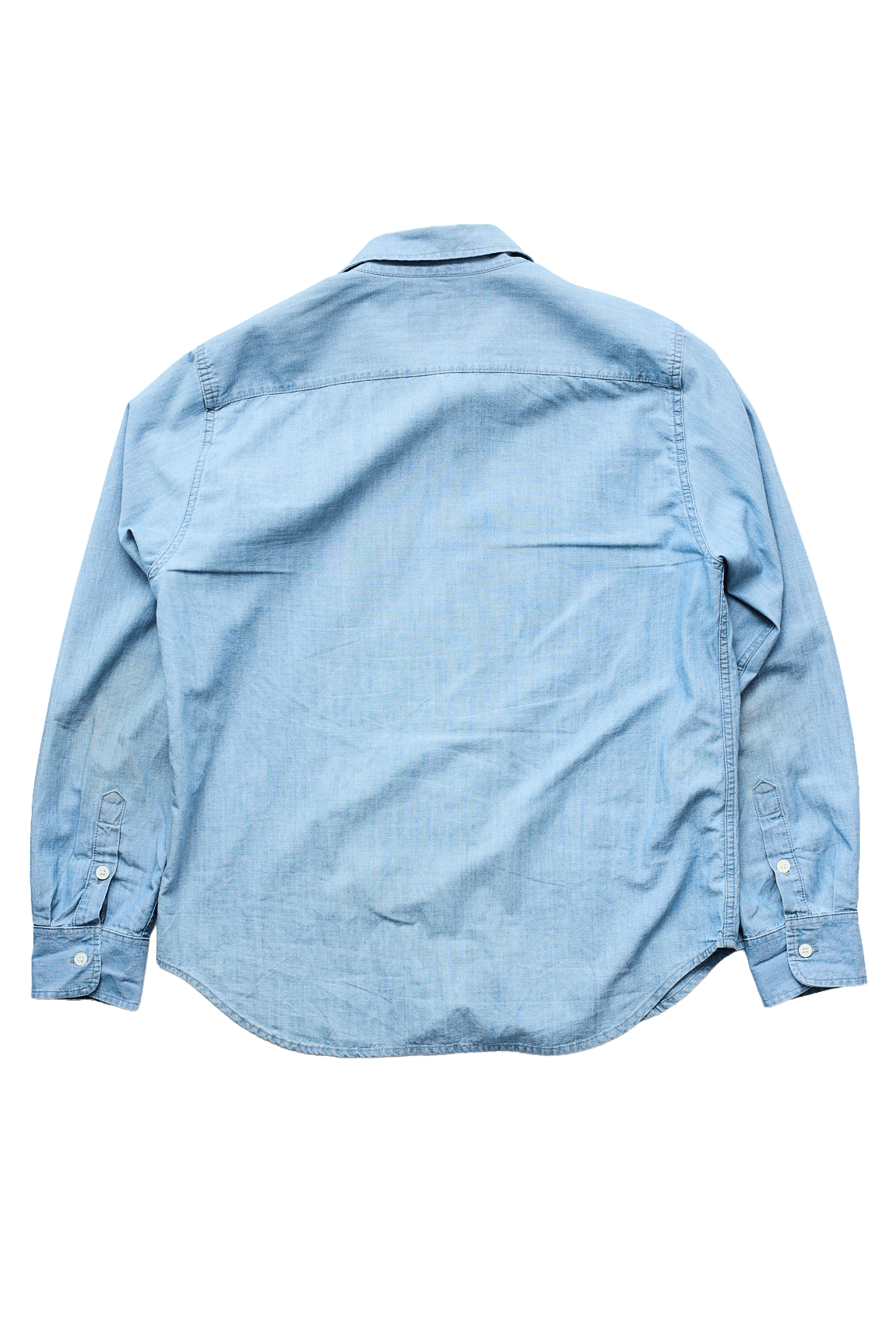 Walsh Work Shirt - 6 oz Bleached Chambray - grown&sewn
