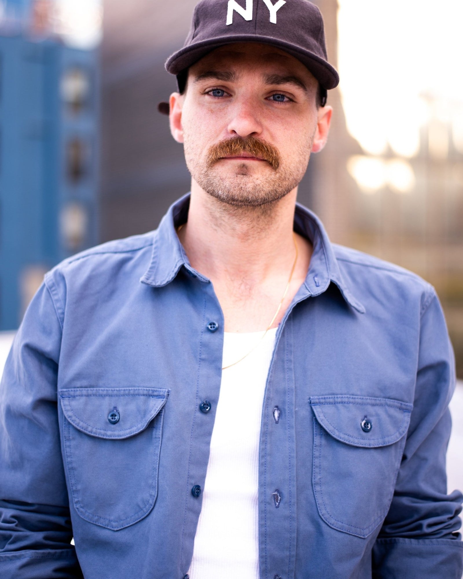 Walsh Work Shirt - 8 oz. Brushed Canvas - Atlantic - grown&sewn