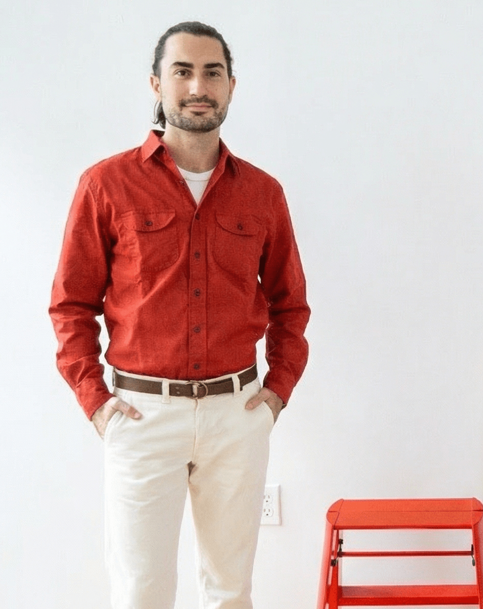 Walsh Work Shirt - 8 oz. Brushed Canvas - Brick - grown&sewn