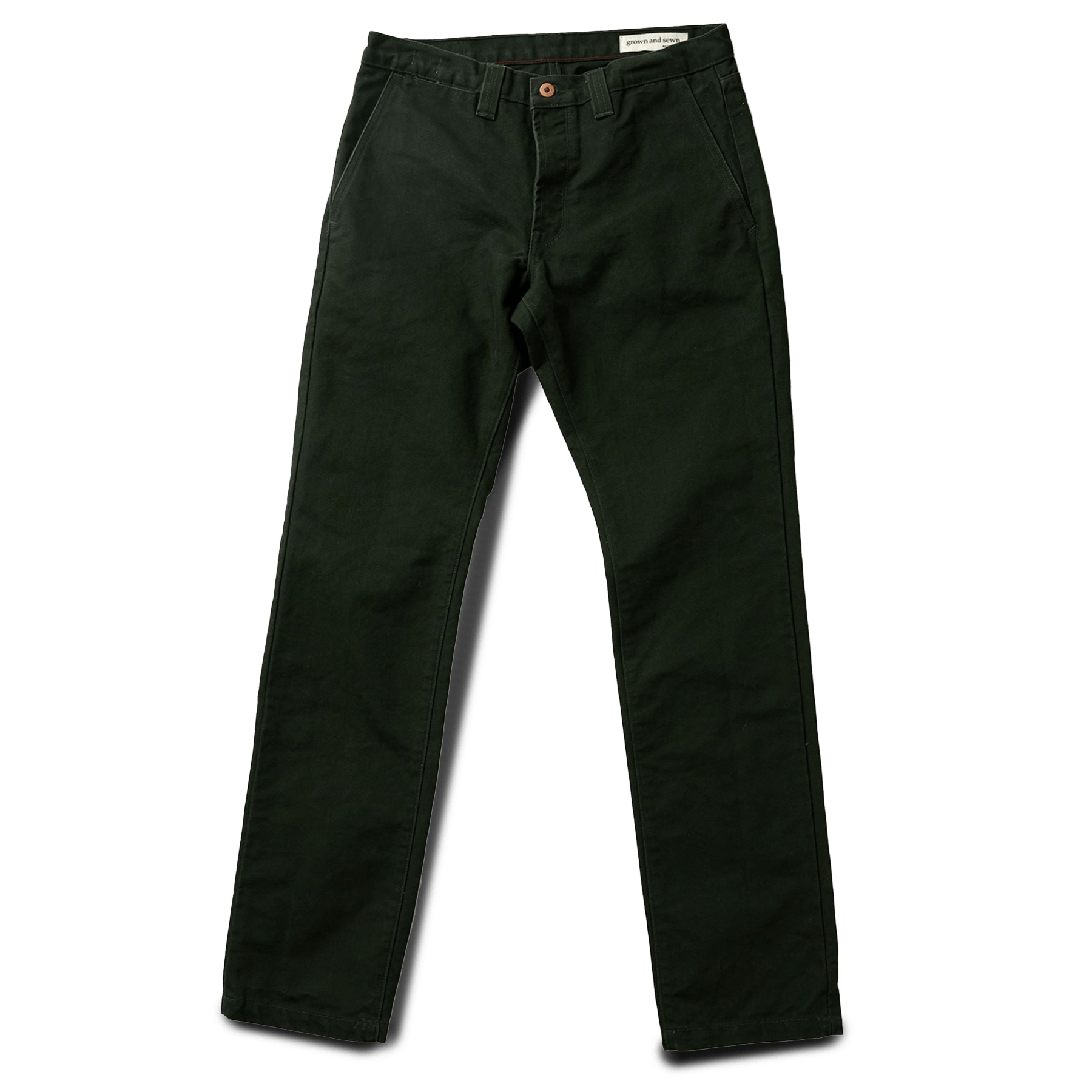 (2ND) Foundation Canvas Pant - 12 oz. - Evergreen - grown&sewn