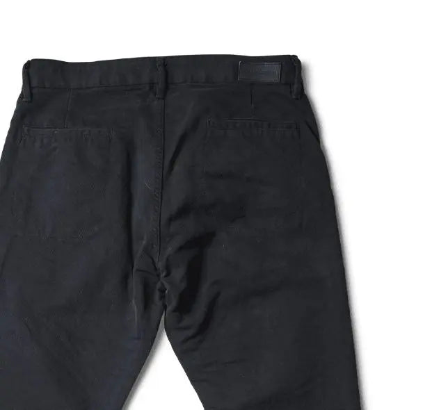 Independent Slim Bedford Cord - Black - grown&sewn