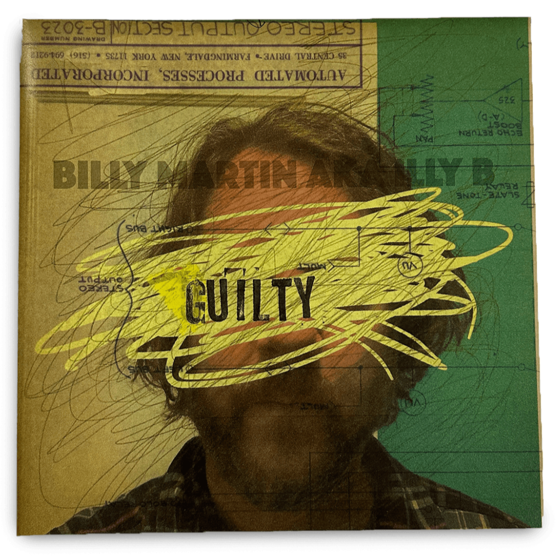 Billy Martin - 'Guilty' Clear Vinyl Record - grown&sewn