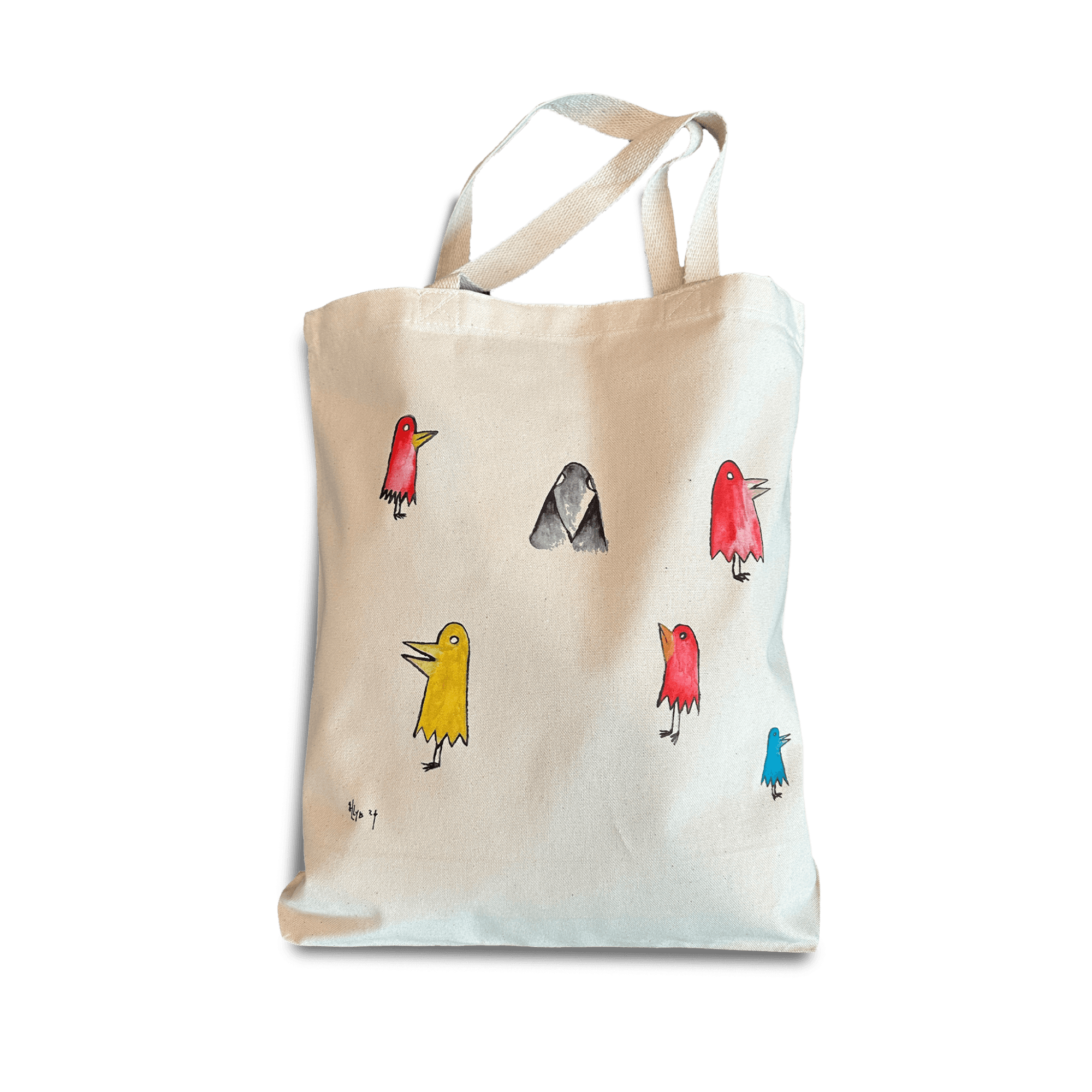 Billy Martin "Water illies" Tote Bag - Birds - grown&sewn