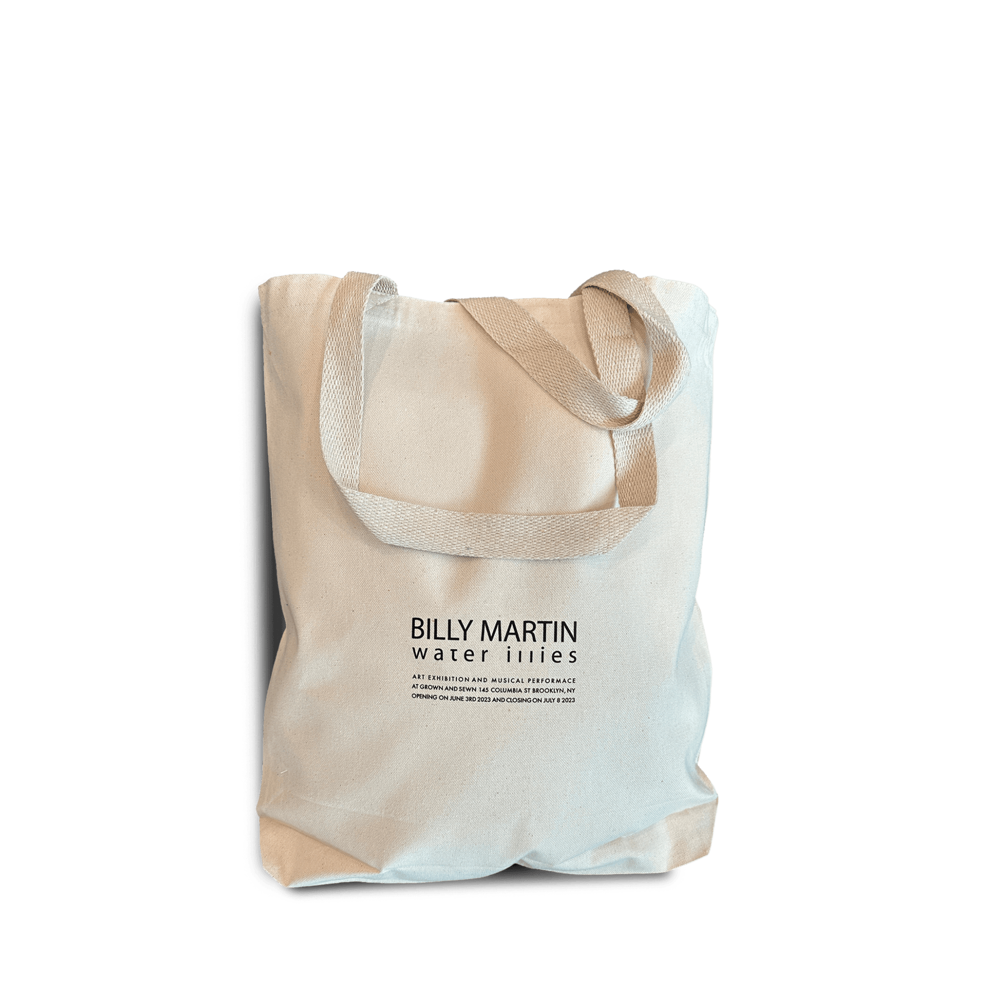 Billy Martin "Water illies" Tote Bag - Graphic Score - grown&sewn