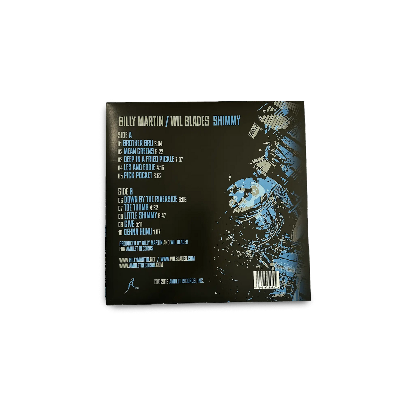 Billy Martin / Wil Blades - 'Shimmy' Vinyl Record - grown&sewn