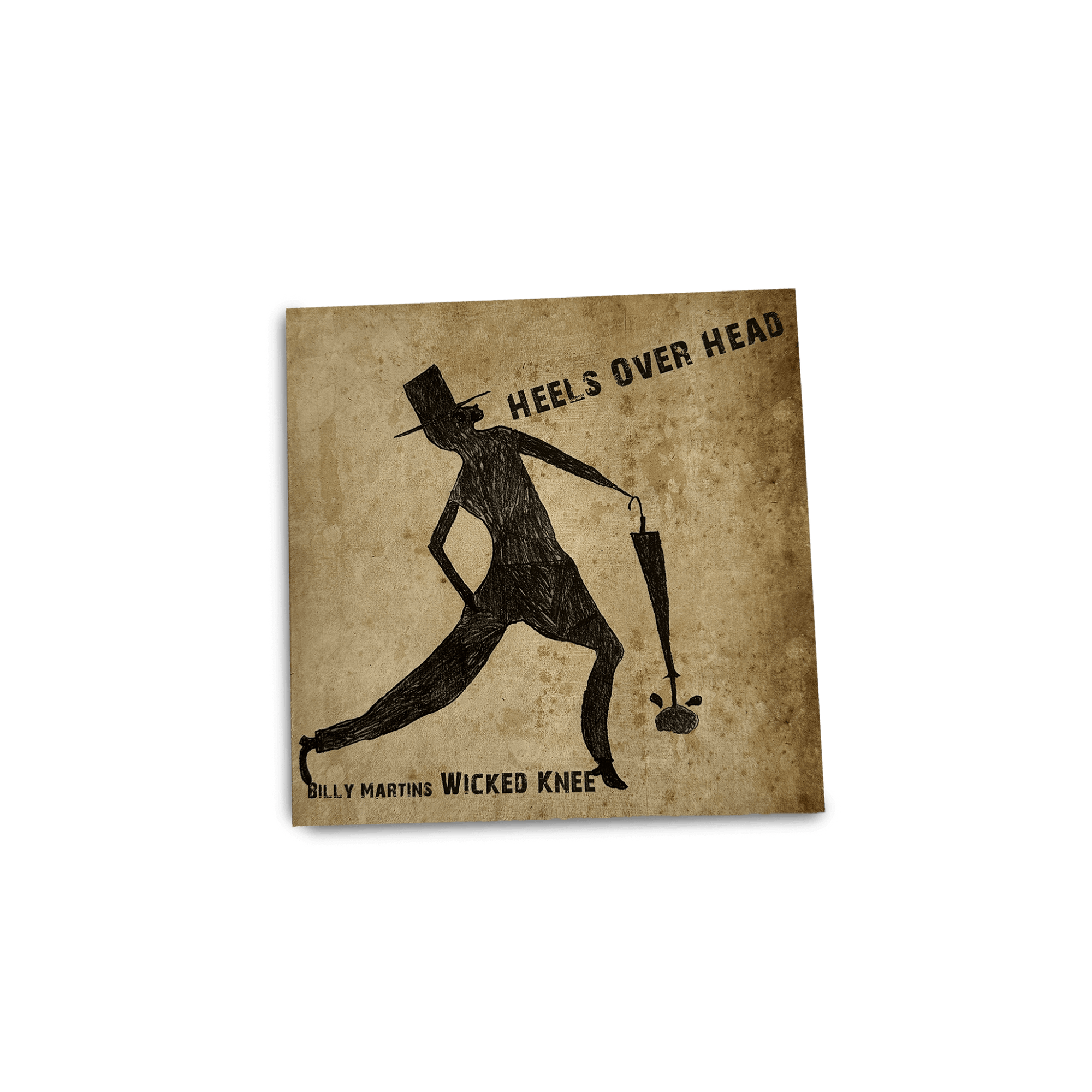 Billy Martins Wicked Knee - 'heels over head' Vinyl Record - grown&sewn