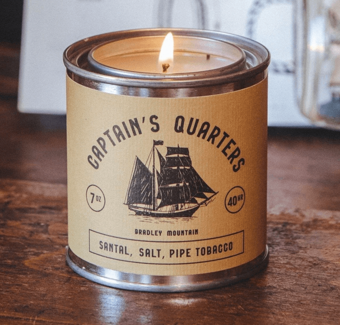 Captains Quarters Candle - grown&sewn