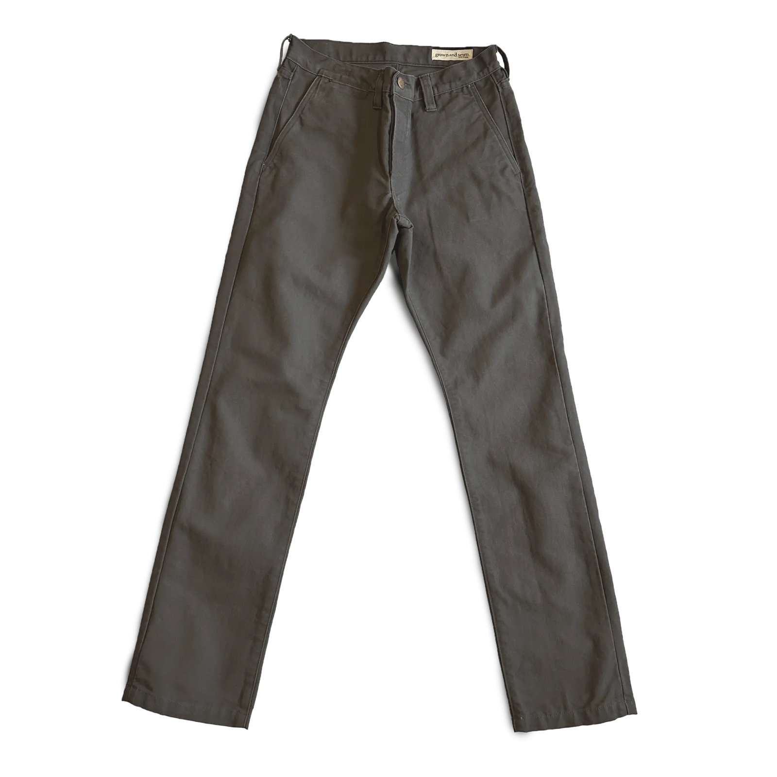 Foundation Canvas Pant - Asphalt Grey - grown&sewn