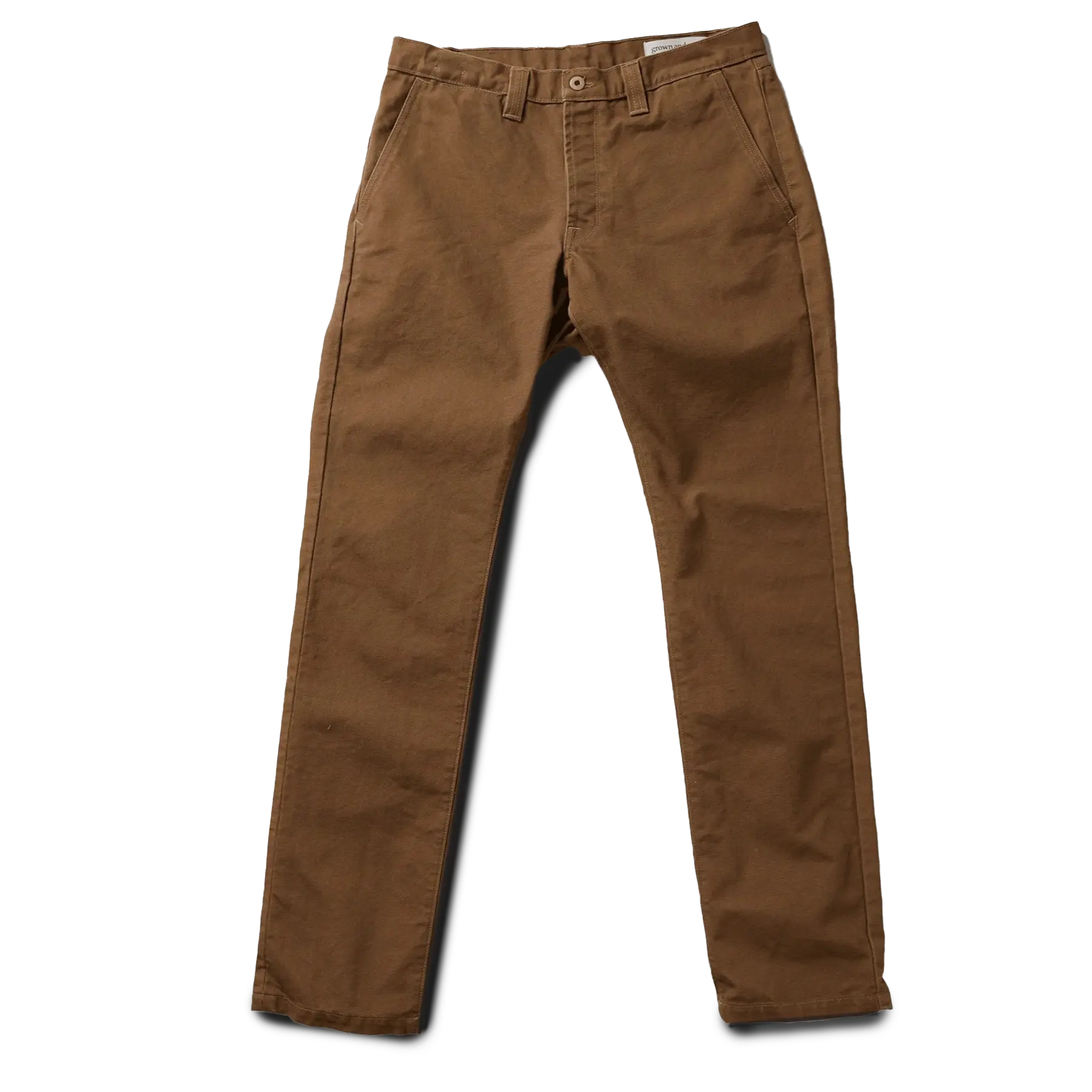 GROWN&SEWN Size 31 Tan Canvas Button Fly Casual Pants