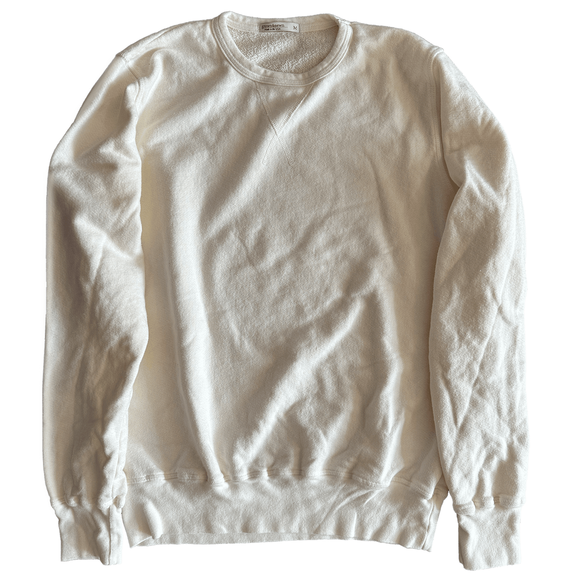 French Terry Sweatshirt - Natural - grown&amp;sewn