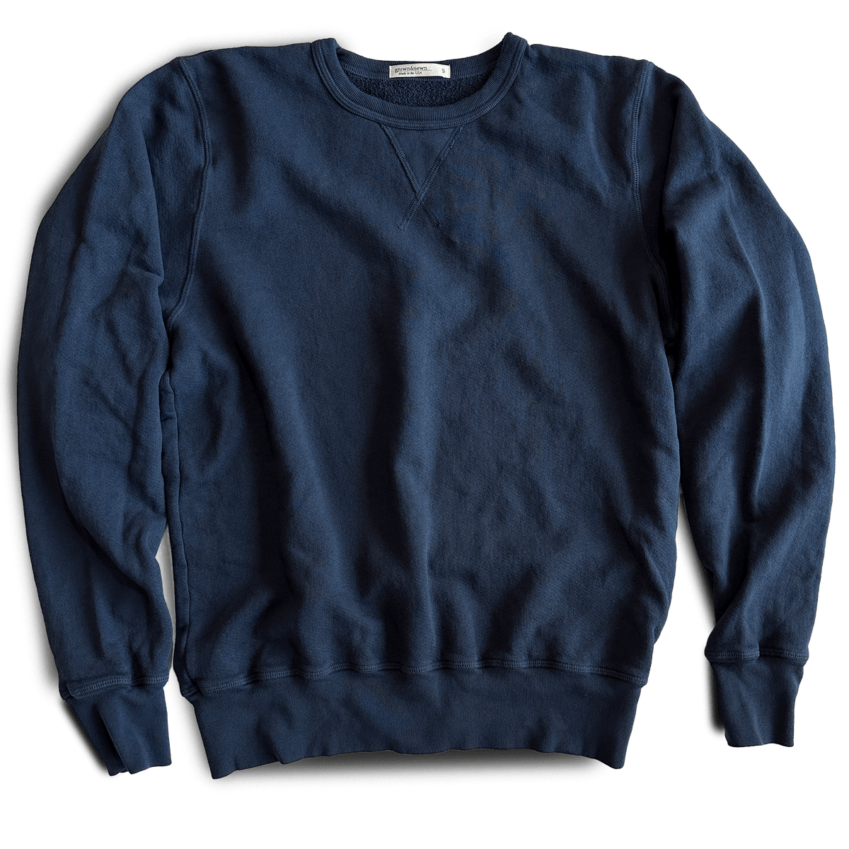 French Terry Sweatshirt - Navy - grown&amp;sewn
