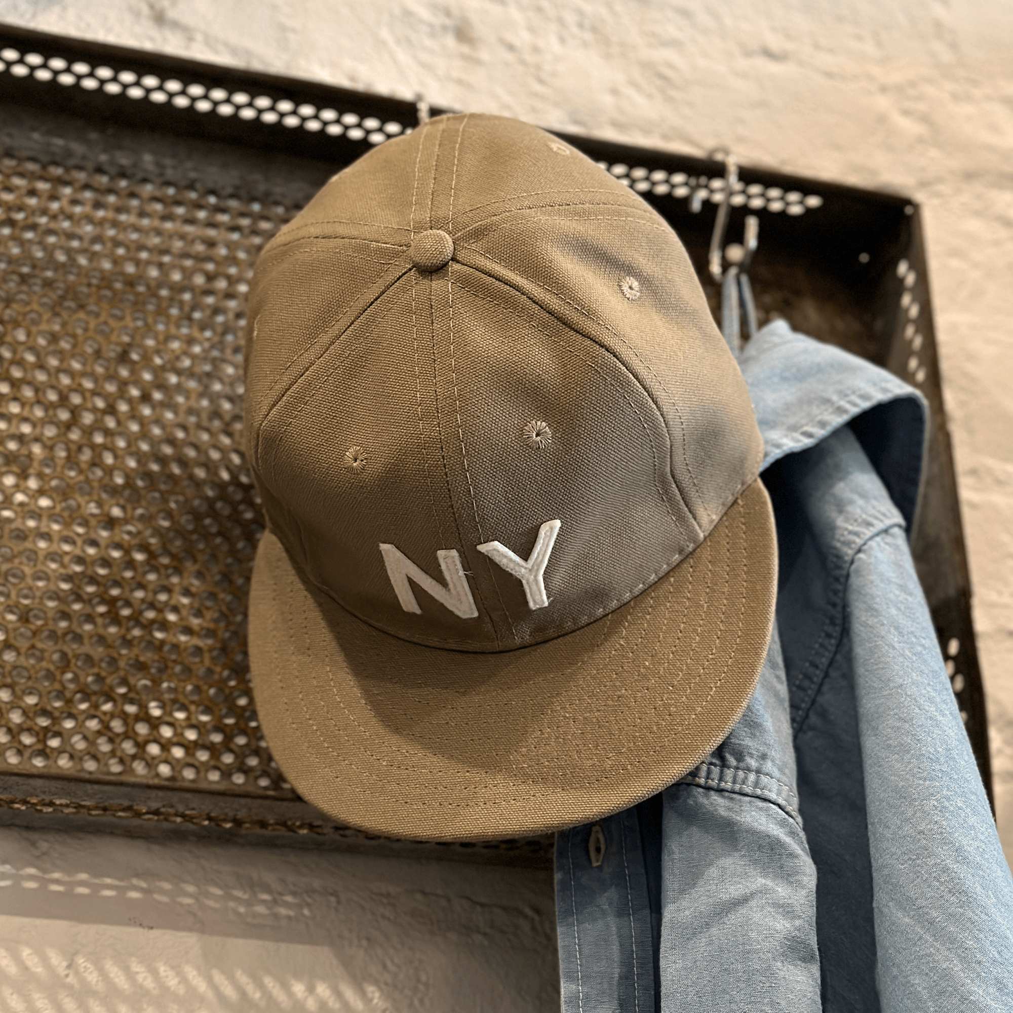 NY Black Yankees Cotton Hat - Navy