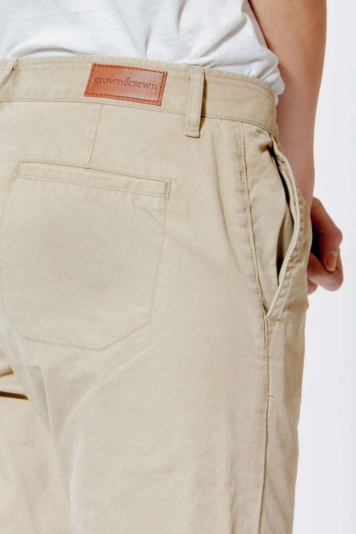 Indie Boyfriend Pant - Ghurka - grown&sewn