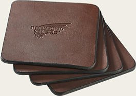 Leather Coasters - grown&amp;sewn