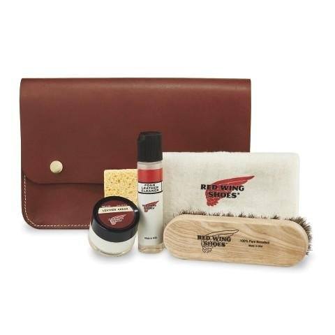 Leather Travel Care Kit - grown&sewn