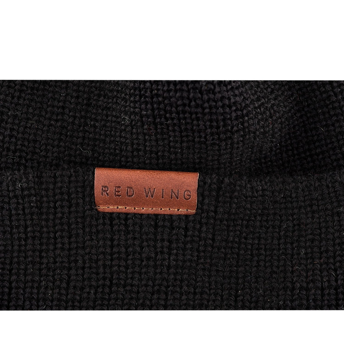 Merino Wool Knit Cap 97492 Black - grown&amp;sewn