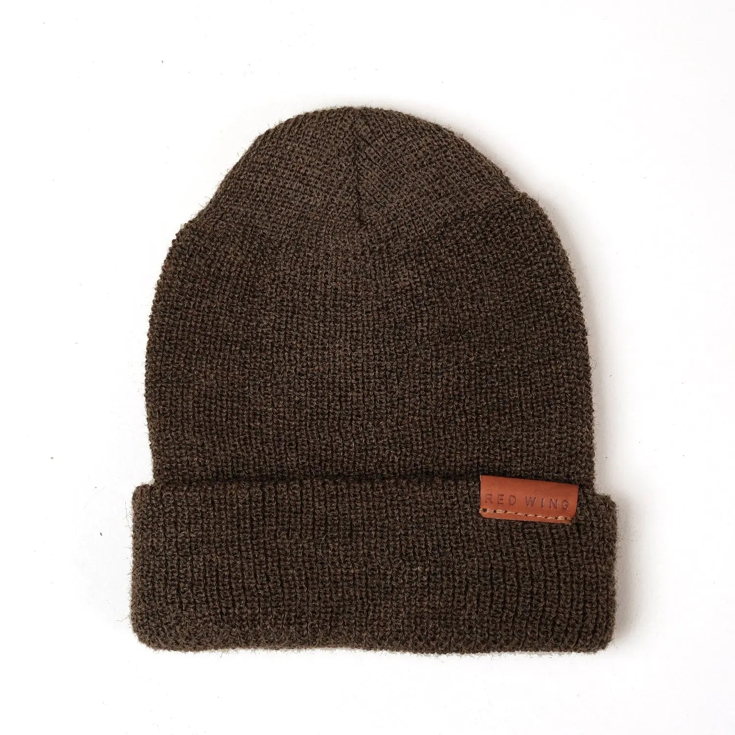 Merino Wool Knit Cap 97496 Brown Heather - grown&sewn