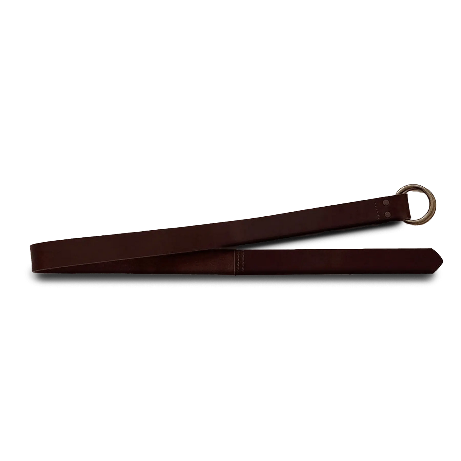 O-Ring Signature Leather Belt - Brown - grown&sewn
