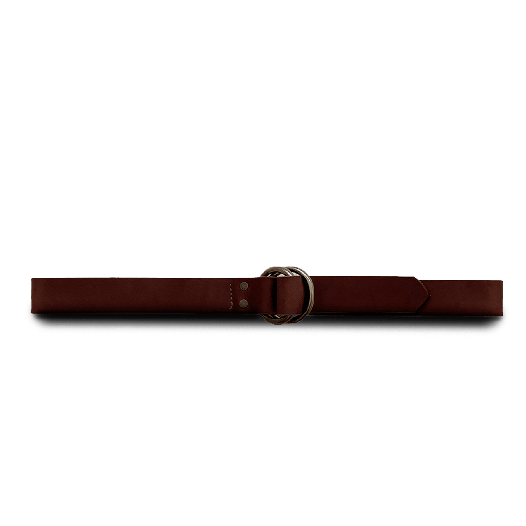 O-Ring Signature Leather Belt - Brown