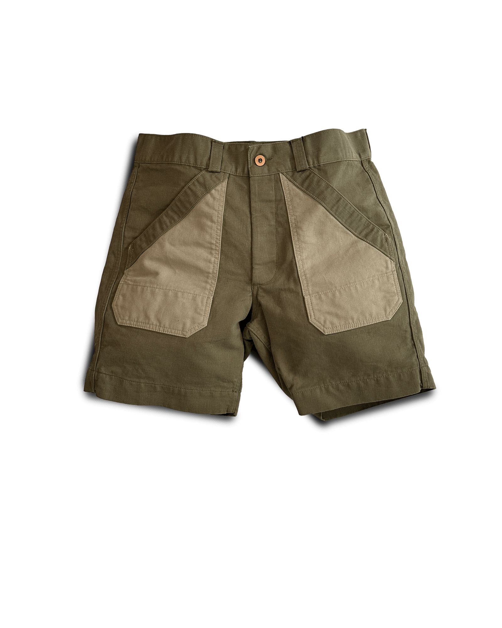 Ranger Cotton Cord Short - Moss / Khaki - grown&sewn